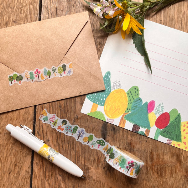 Mind Wave Die Cut Washi Tape - Vivid Forest