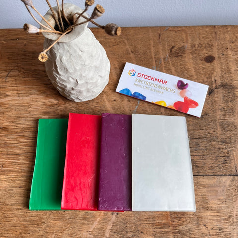 Modelling Beeswax with Pure Beeswax | Stockmar 4 Color Sets