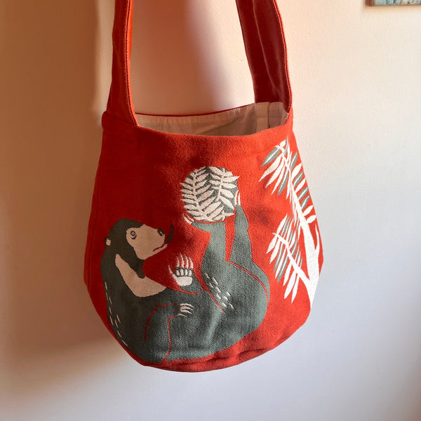 Malay Bear Shoulder Bag | Orange