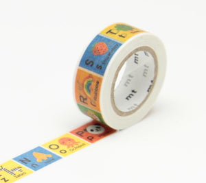 Alphabet N-Z | MT Washi Tape for Kids