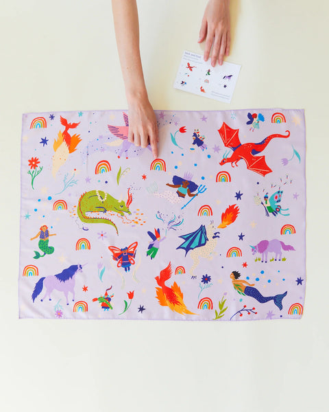Magical Creatures Seek & Find Playsilk | Mini Playsilk