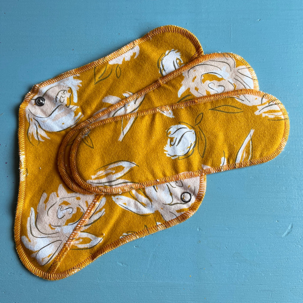 Glad Rags Reusable Menstrual Pads | Colorful Day Pad 3-pack – Pink Moon ...
