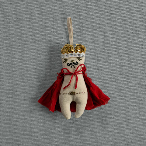 Freddie Mercury Mouse | Cotton Ornament