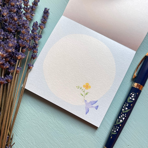 Michikusa | Blue Bird Memo Pad