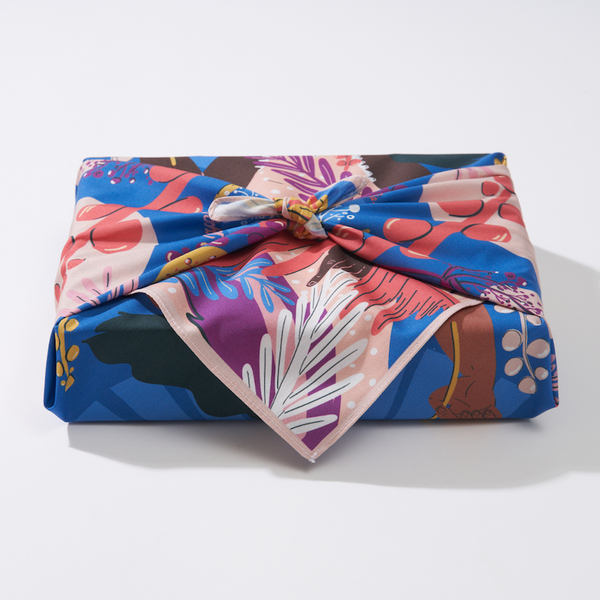Moonlight | Small Organic Cotton Furoshiki Wrap