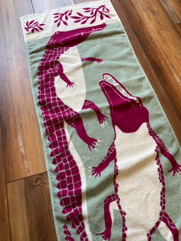 Crocodile Brothers Tenugui Imabari Towel