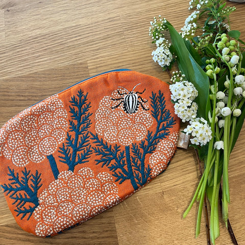 Seagrass Orange Pouch