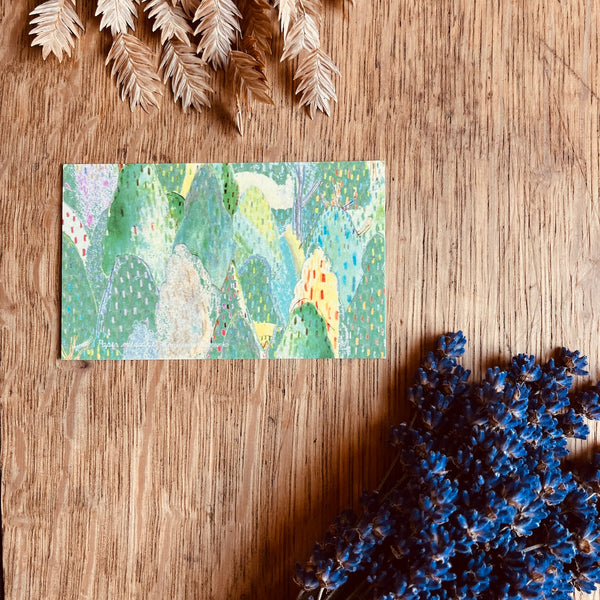 Message Cards | Colorful Forest Themed