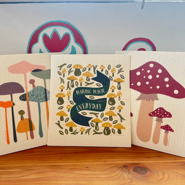 Swedish Dishcloth | Mushroom Magic Collection