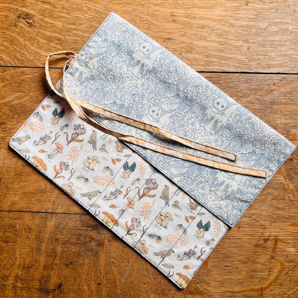 Owls and Woods Cutlery Wrap