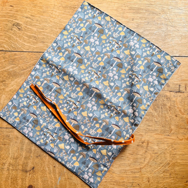 Midnight Mushroom with Owls Cutlery Wrap