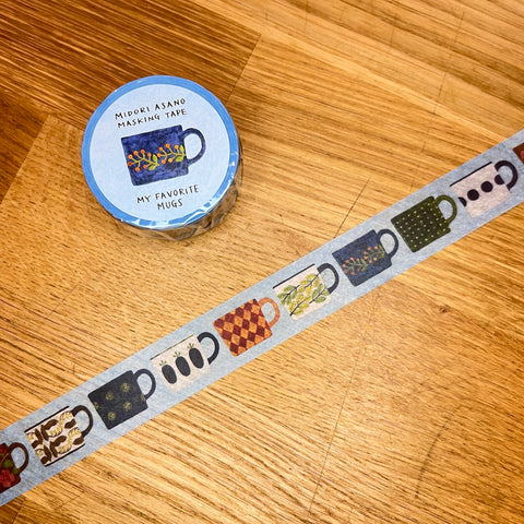 Midori Asano | My Favorite Mugs Washi Tape