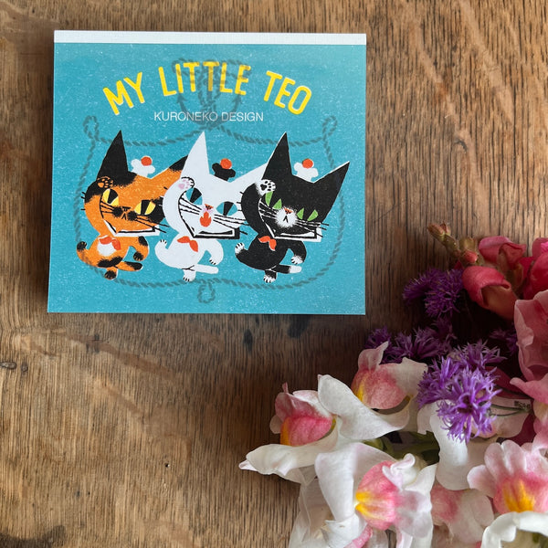 Kuroneko Design Block Memo Pad - My Little Teo