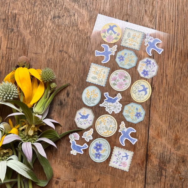 Fleurs et Chance Sticker Seals