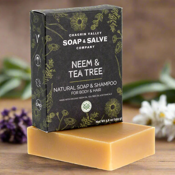 Neem & Tea Tree Soap & Shampoo Bar