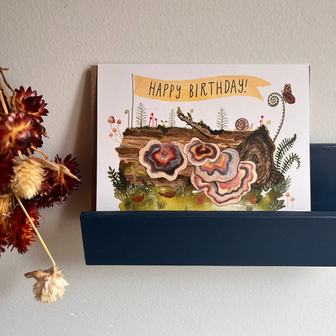 Nurse Log Birthday Single Card