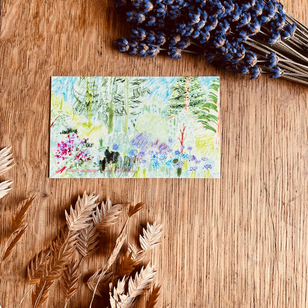 Message Cards | Colorful Forest Themed