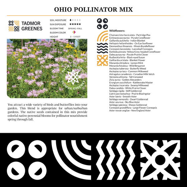 Native Plant Seed Mixes | 1/2 oz Packs