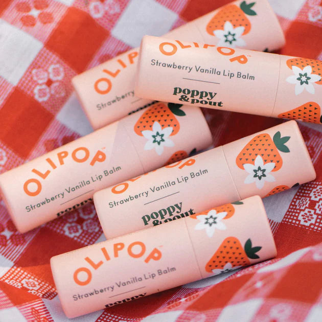 Olipop Strawberry Vanilla Lip Balm