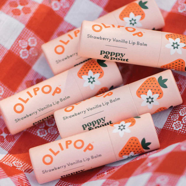 Olipop Strawberry Vanilla Lip Balm