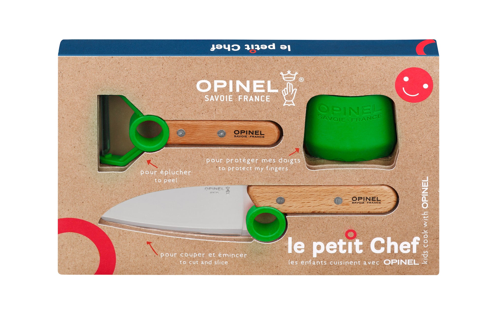 Le Petit Check Set | Knife, Fingerguard, & Peeler