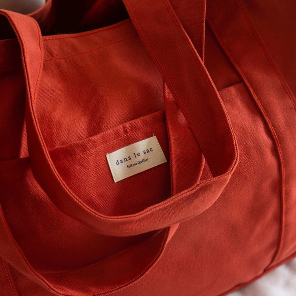 Large Tote In Orange