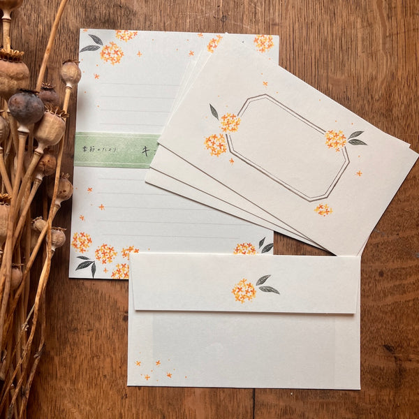 Letter Writing Set - Kinmokusei (Osmanthus)