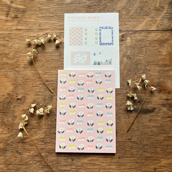 Otegaru Memo Pad- A Spring Stroll