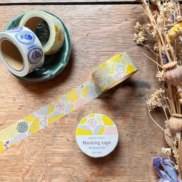Stone Wall in Yellow | Nocogou Washi Tape