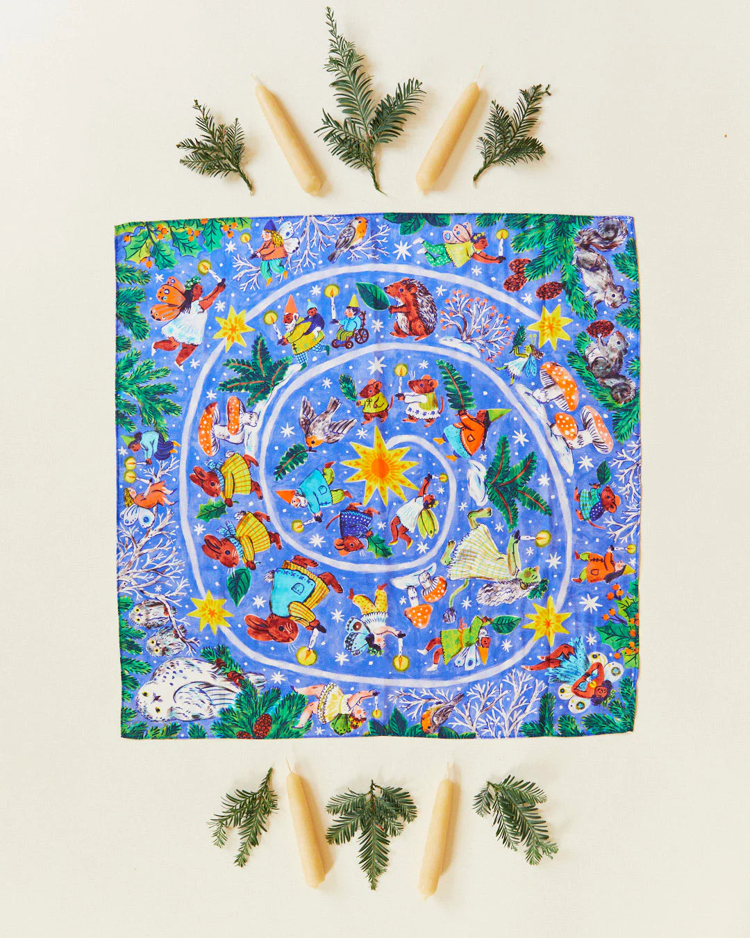 Mini Advent Playsilk | Illustrated by Phoebe Wahl