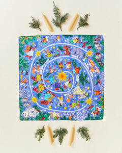 Mini Advent Playsilk | Illustrated by Phoebe Wahl