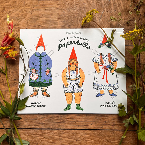 Little Witch Hazel Paperdolls