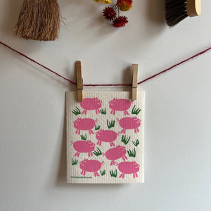 Piggies | Swedish Dishcloth