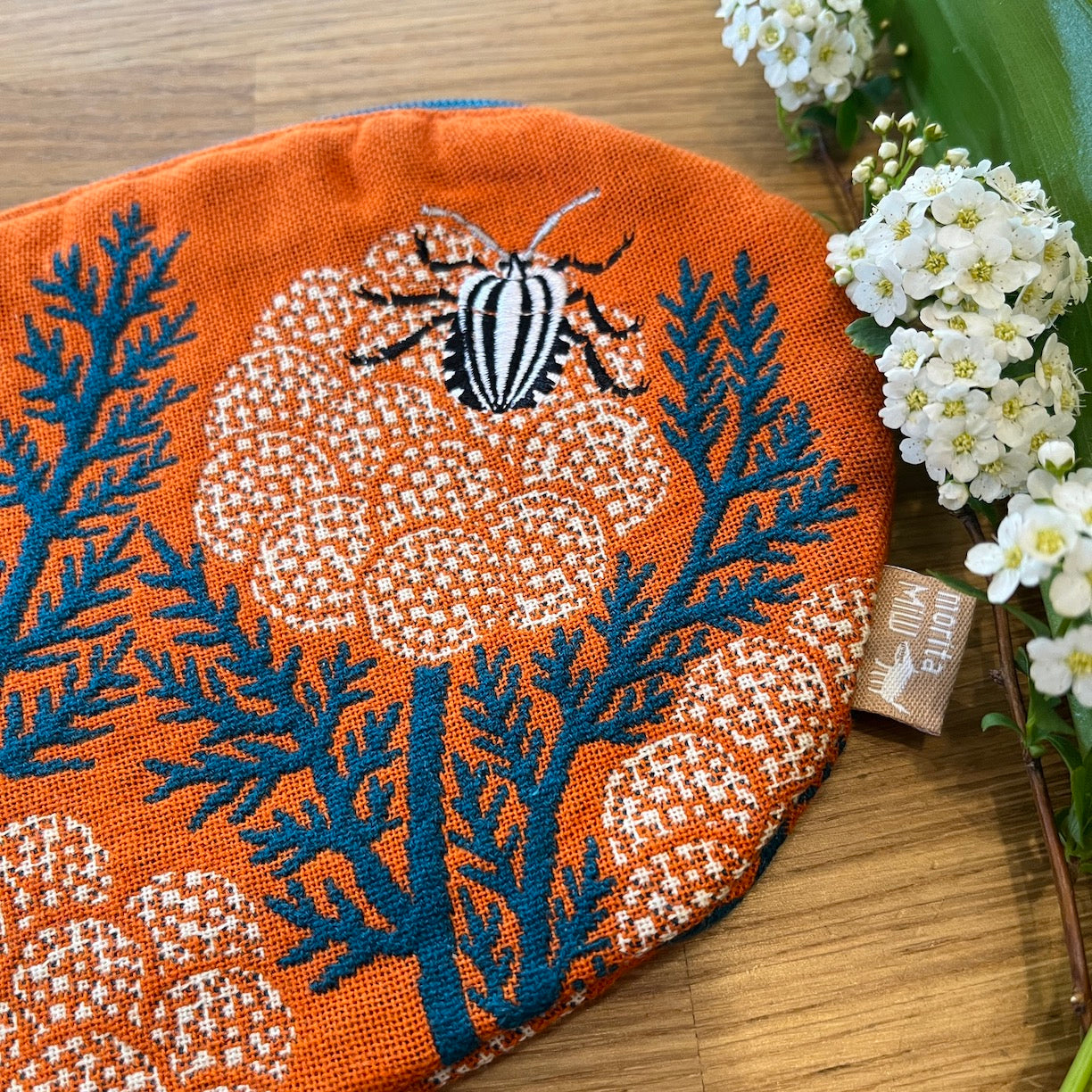 Seagrass Orange Pouch – Pink Moon Goods