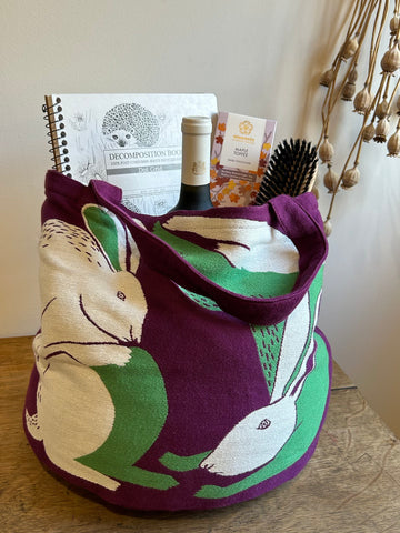Rabbit Tote Bag | Purple