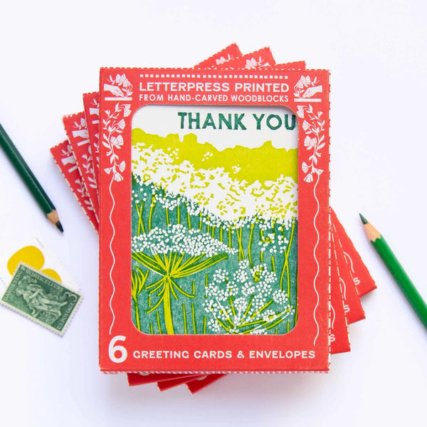 Queen Anne's Lace Thank You Card | Boxed Set of 6
