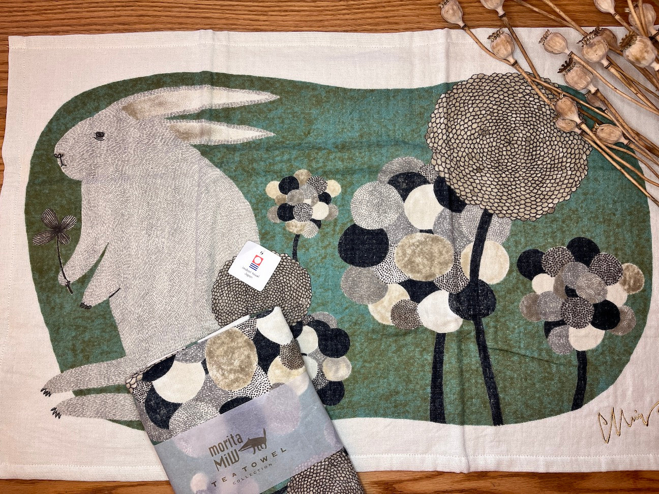 Rabbit Morita MiW Tea Towel | Imabari Towel