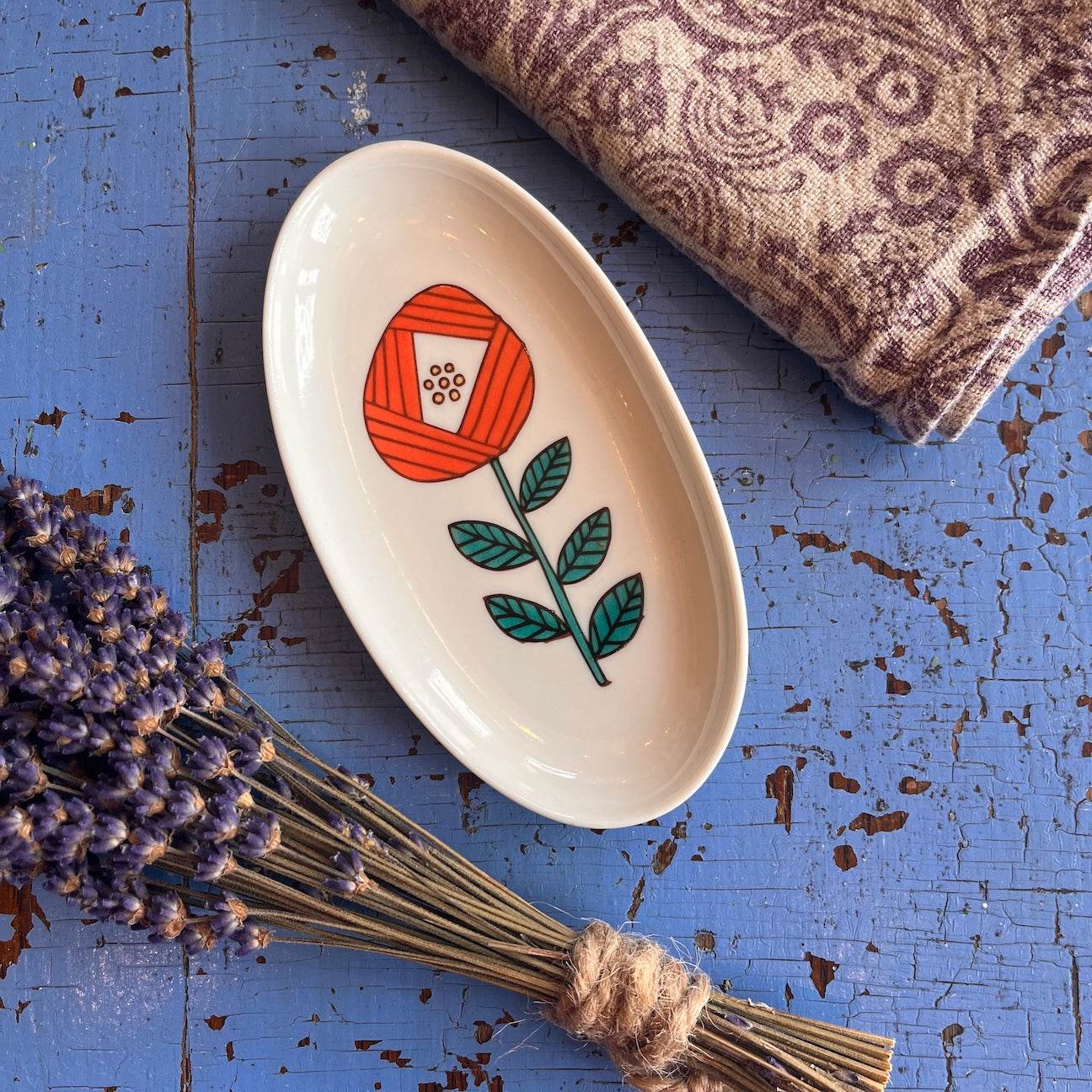 Red Flower | Small Plate