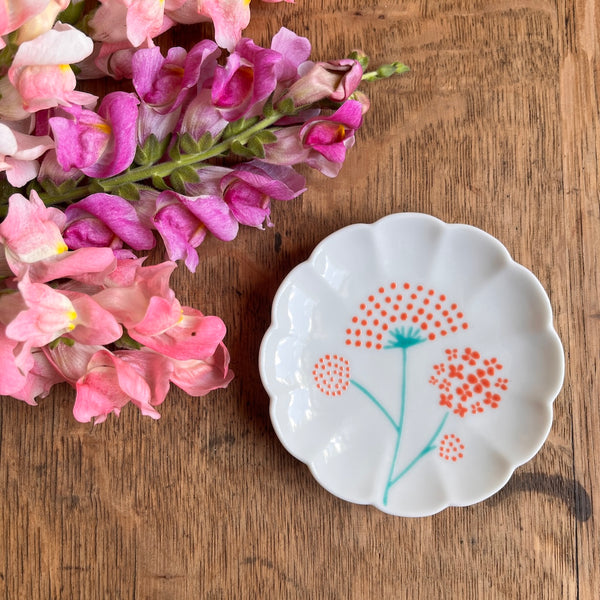 Flowery Sunny Day Harekutani Small Plate