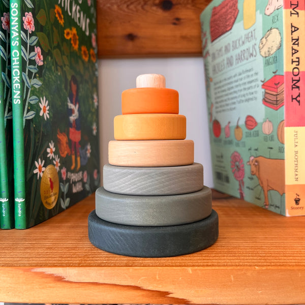 Mini Ring Stacker Wooden Toy