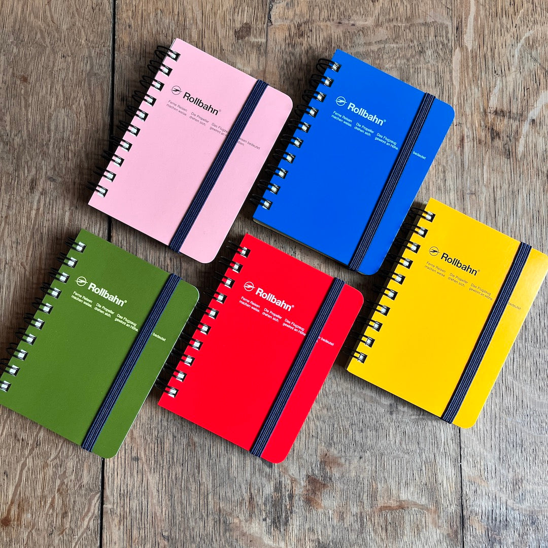 Rollbahn Mini Memo Spiral Notebook – Pink Moon Goods