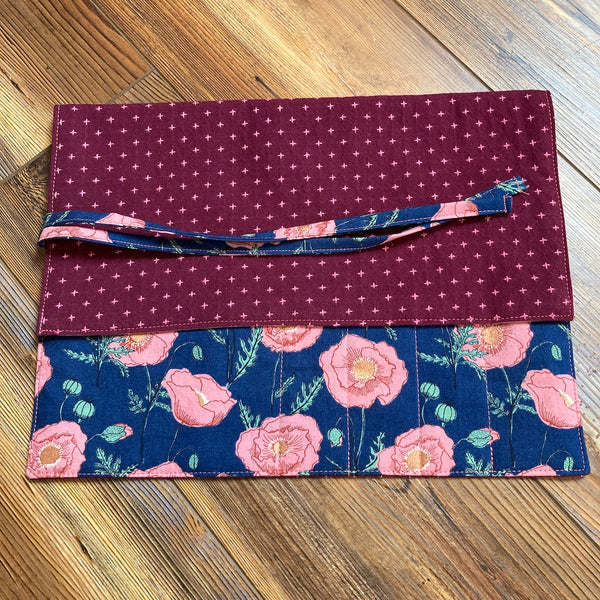 Rose Poppy Cutlery Wrap