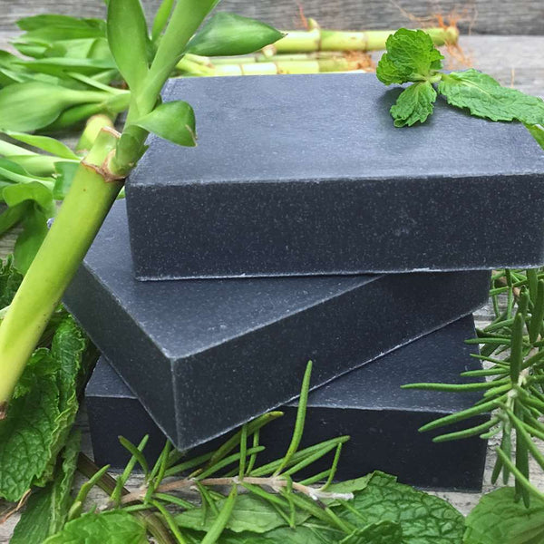 Rosemary Mint Shampoo Bar with Bamboo Charcoal