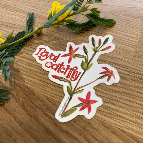 Royal Catchfly | Native Plant Sticker