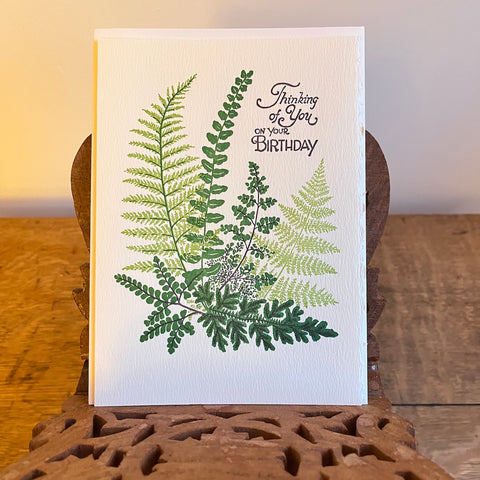 Ferns by John Heywood 1884 | Letterpress Greeting Card