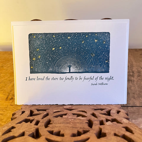 Love For Stars | Letterpress Greeting Card