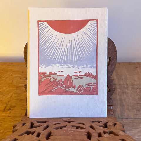 Sunbeams | Letterpress Greeting Card