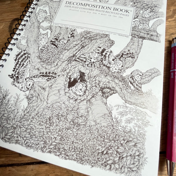 Screech Owl | Coilbound Decomposition Notebook