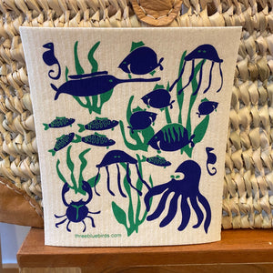 Swedish Dishcloth | Marine Life Collection