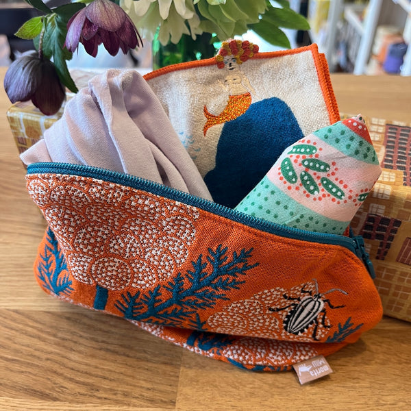 Seagrass Orange Pouch
